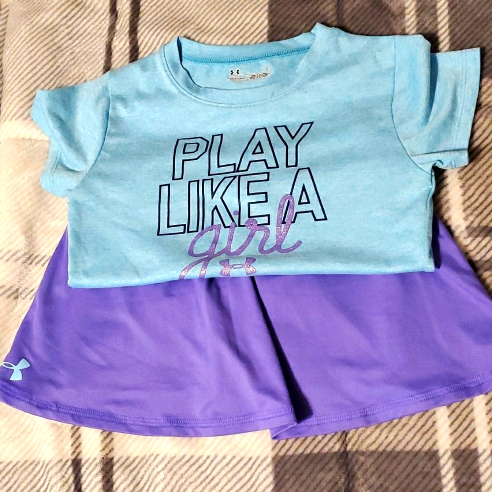 Under Armor skort set. Like new.